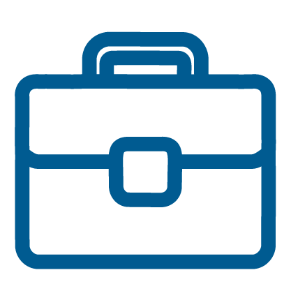 Briefcase Blue