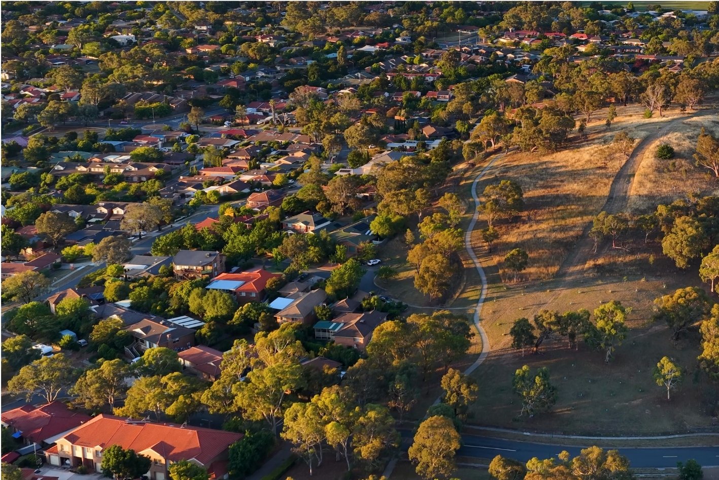 Canberra SUBURB AERIAL