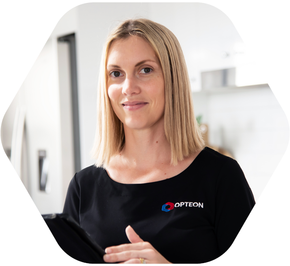 Opteon Employee Looking at Camera